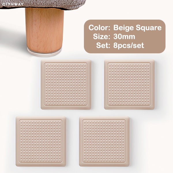 Cithway™ Floor Protector Non-Slip Multi-Furniture Pads Set (8PCS)