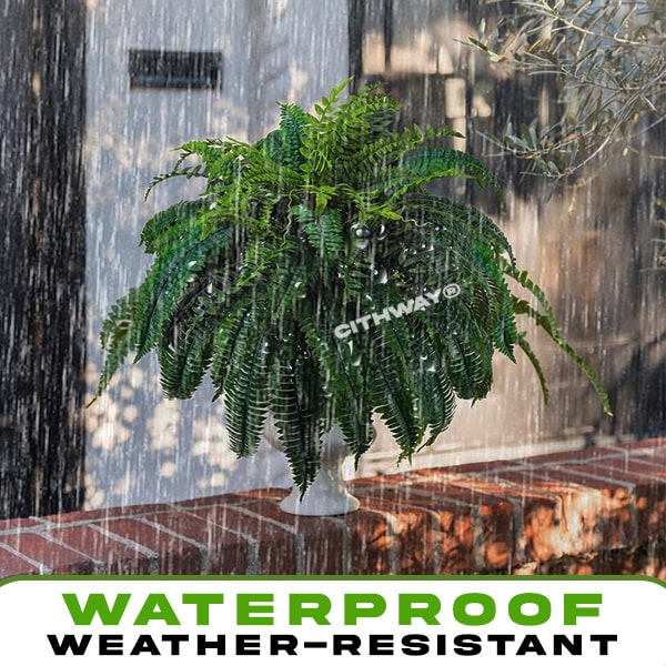 Cithway® Lifelike Artificial Boston Fern Plant Decoration