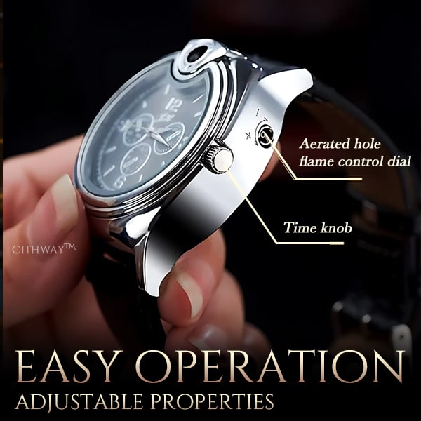 Cithway™ Luxurious Refillable Wrist Watch Lighter