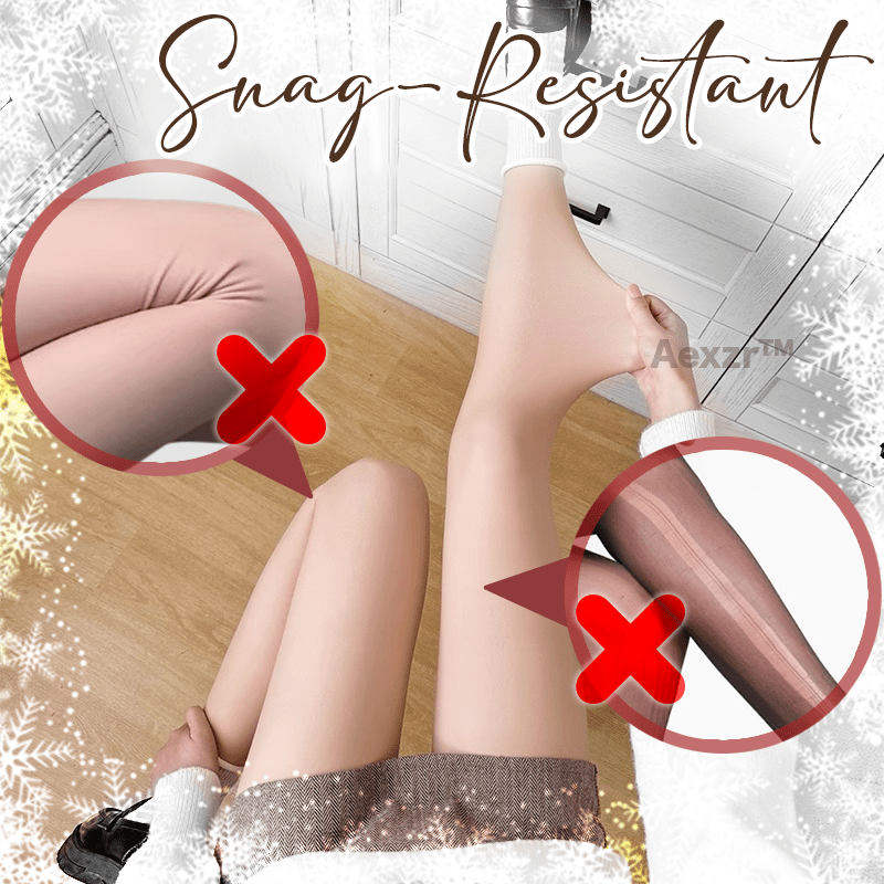 Aexzr™ All Season Velvet-Lined Sheer Tights