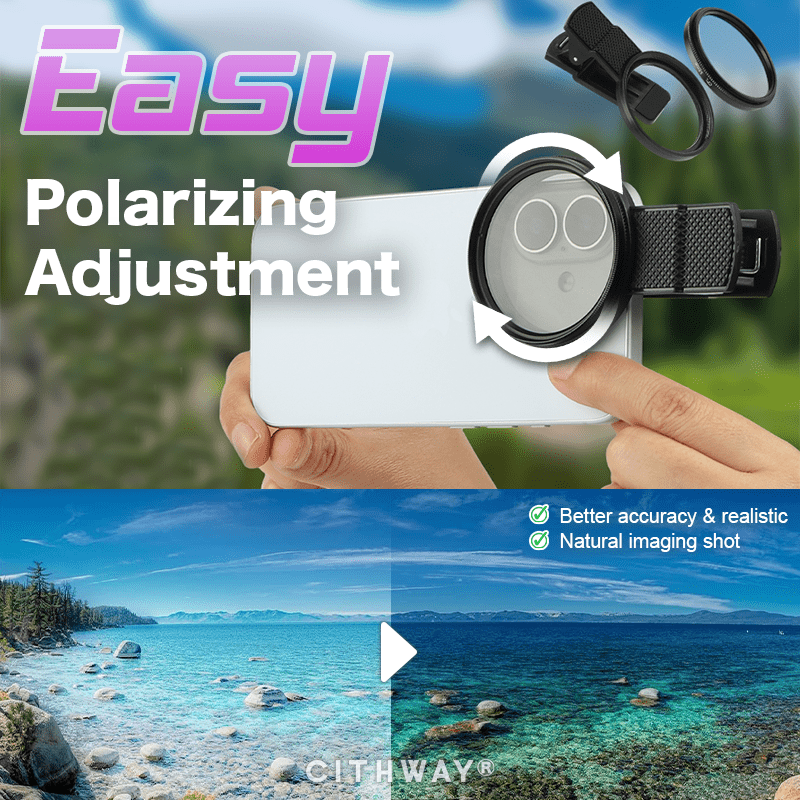 Cithway® Clip-In Mobile Polarizing Filter Lens
