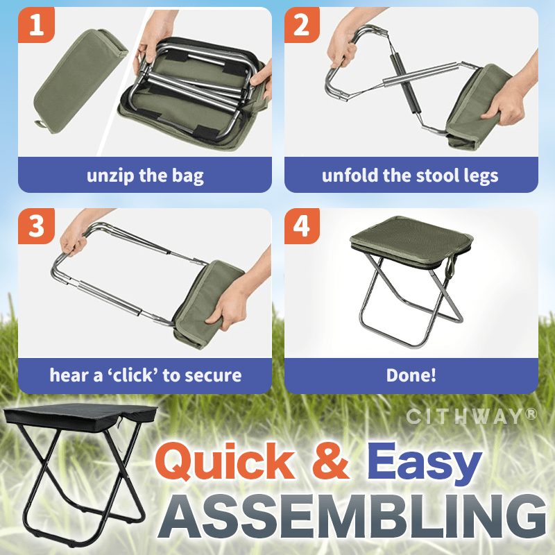 Cithway® Portable Handbag Folding Stool