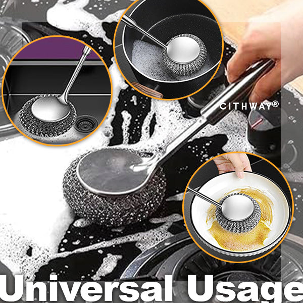 Cithway® Universal Cleaning Extra-long Kitchen Pot Scrubber – jammypicky