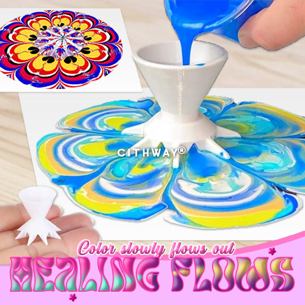 Cithway® Pouring Paint Flower Split Art Cup
