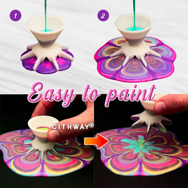 Cithway® Pouring Paint Flower Split Art Cup
