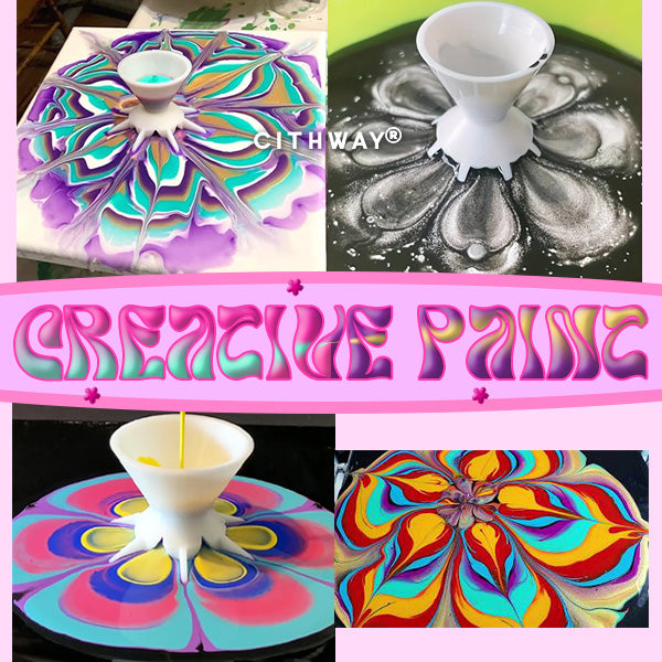 Cithway® Pouring Paint Flower Split Art Cup