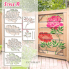 Cithway® Easy-Bloom Flower Art Fence Stencil
