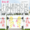 Cithway® Easy-Bloom Flower Art Fence Stencil