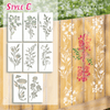 Cithway® Easy-Bloom Flower Art Fence Stencil